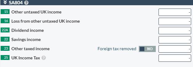 Easy Digital Tax and accounting information -  SA800 return