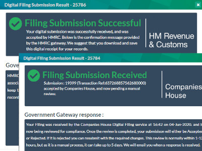 CT600 and Companies House Online filing software